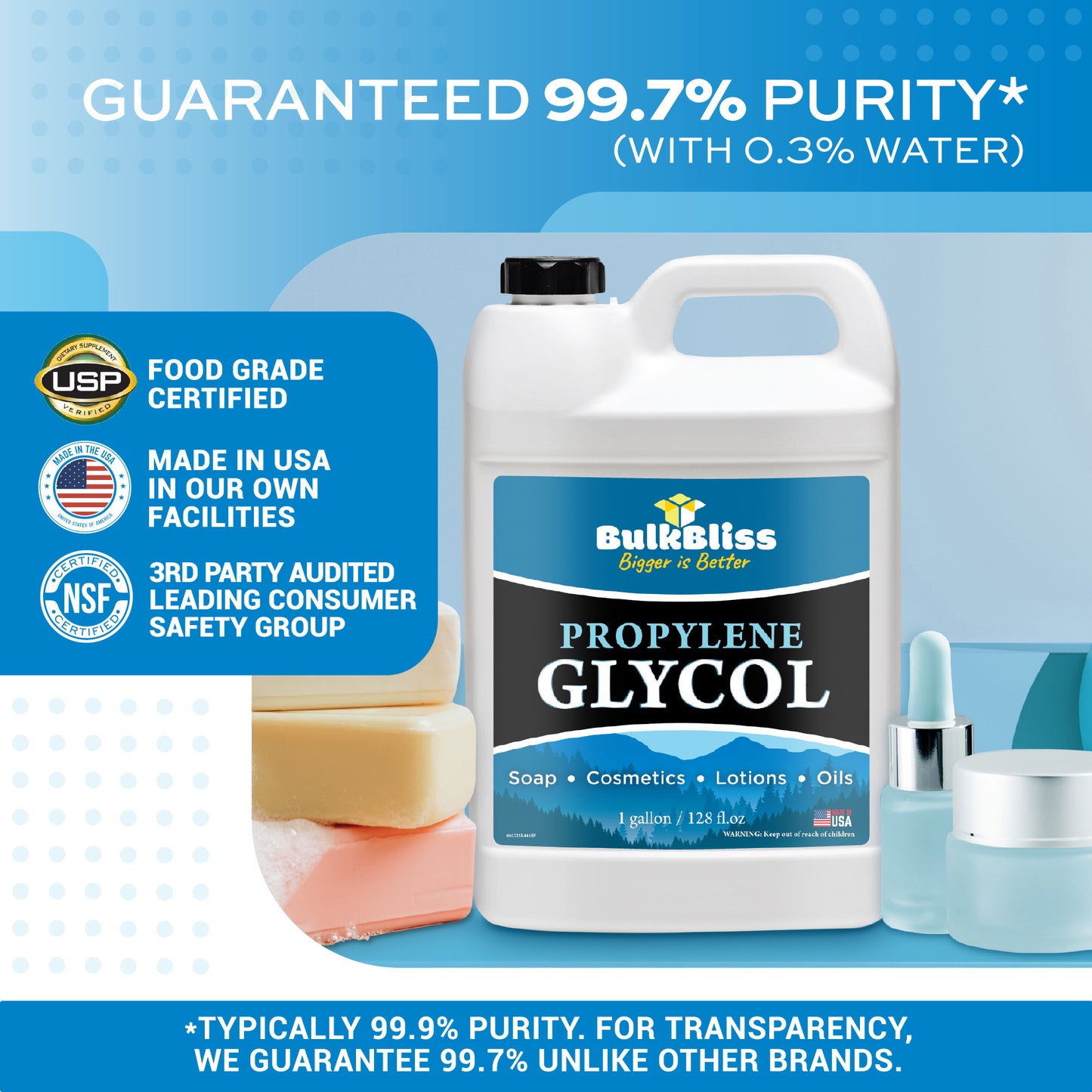 BulkBliss Food Grade Propylene Glycol