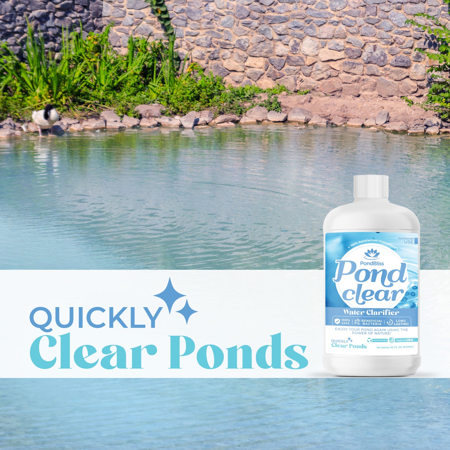 PondBliss Pond Clear Water Clarifier 32oz