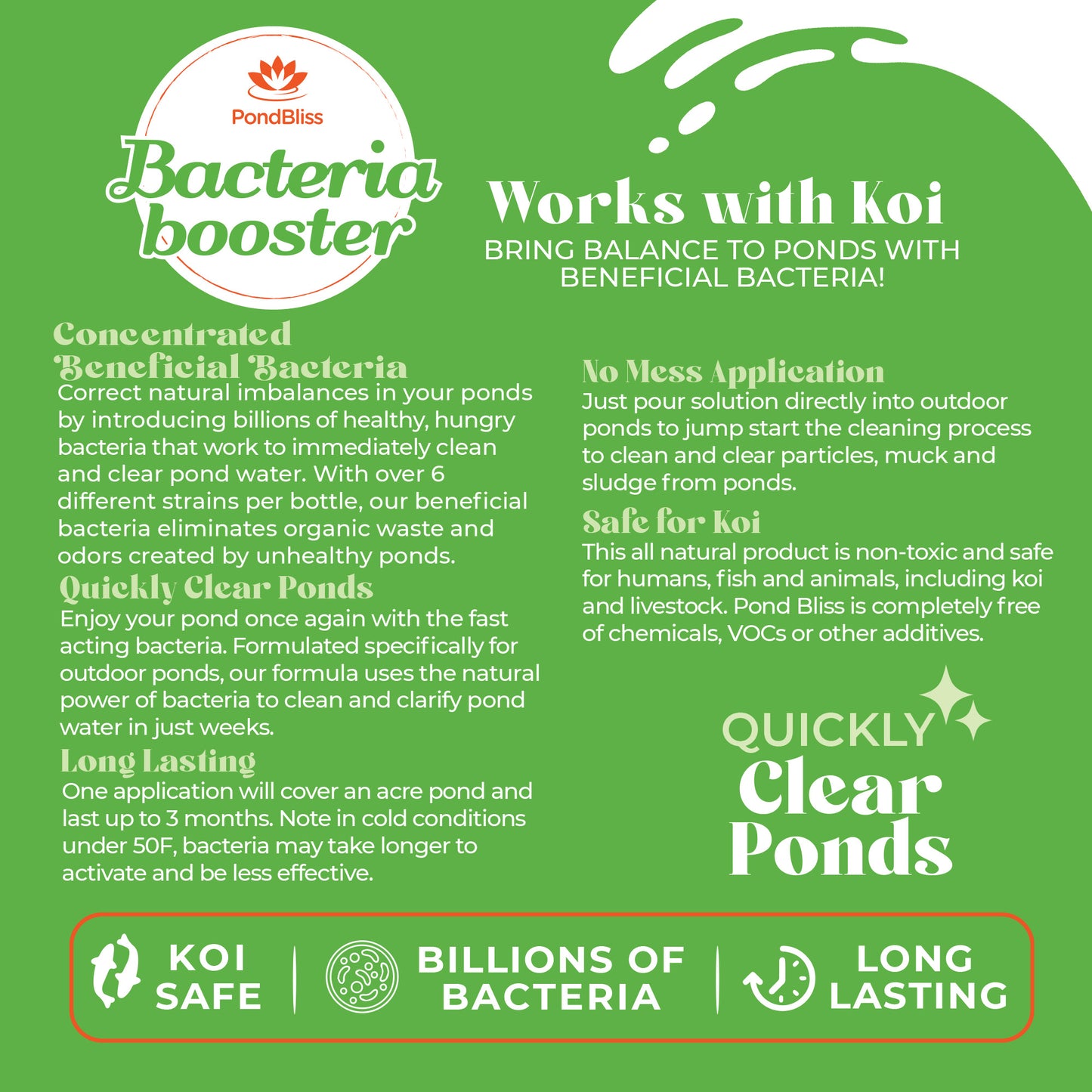 PondBliss Bacteria Booster 32oz