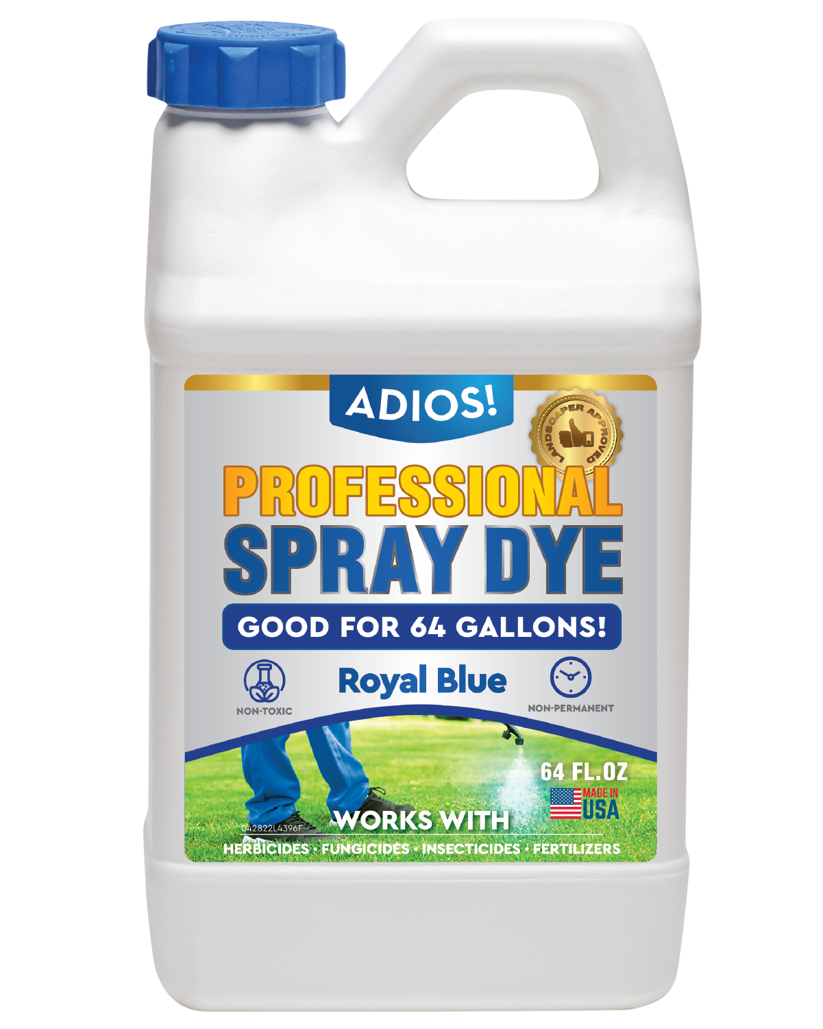 Adios! Professional Blue Spray Dye Marker