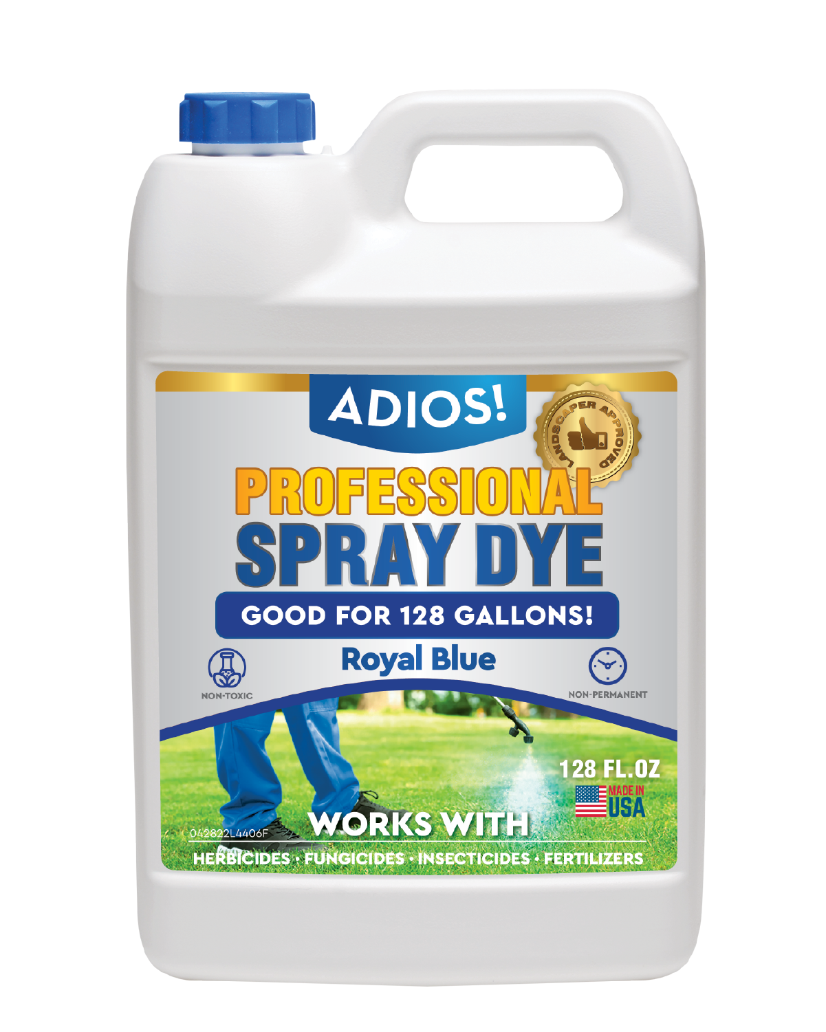 Adios! Professional Blue Spray Dye Marker