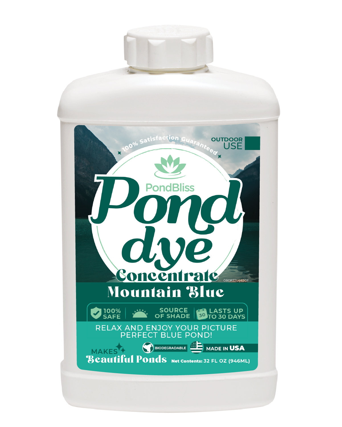 PondBliss Pond Dye Concentrate (Mountain Blue)