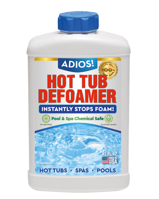 Adios! Hot Tub and Spa Defoamer 32oz Quart