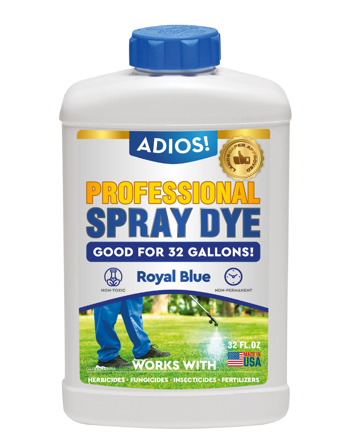 Adios! Professional Blue Spray Dye Marker